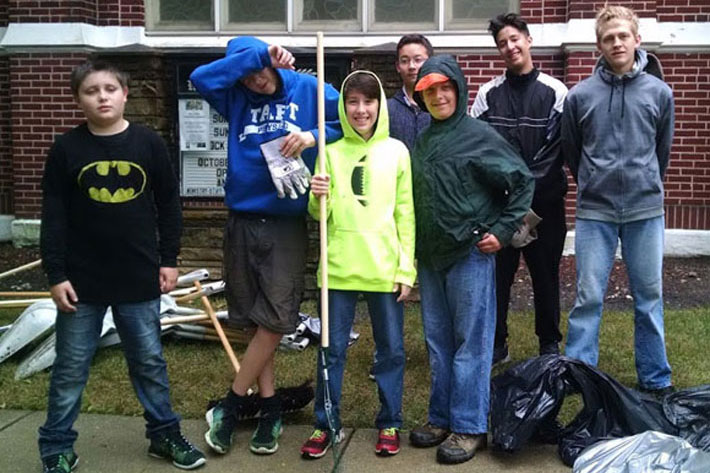 Eden's Young work crew