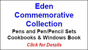 Eden Commemorative Collection Button